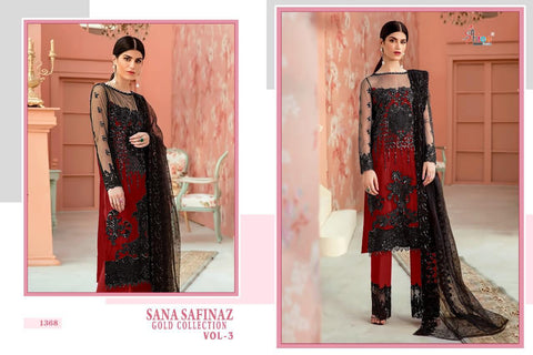 Shree Fab Sana Safinaz Gold WITH HEAVY EMBRODERY Collection