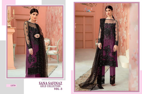 Shree Fab Sana Safinaz Gold WITH HEAVY EMBRODERY Collection