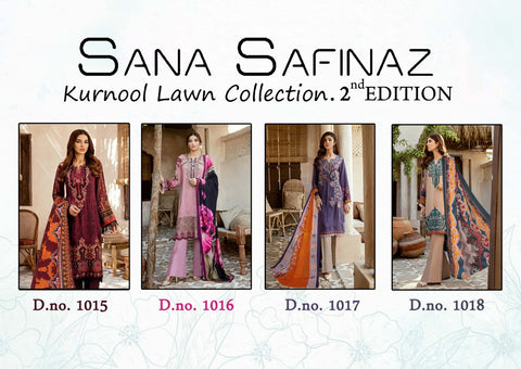 Sana Safinaz Kurnool Lawn Collection 2nd Edition Karachi Suits
