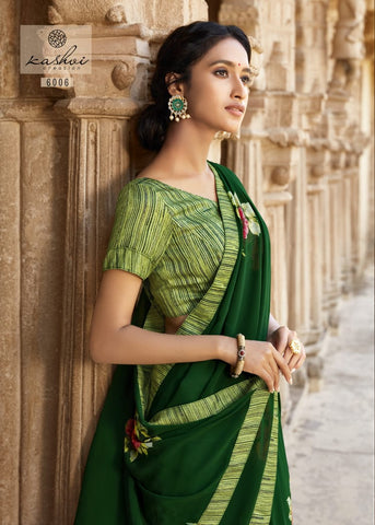 Kashvi Creation Presents Sanskrit  Heavy Pakistani Saree Collection