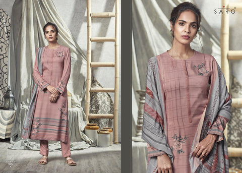 Sarg Presents Nayab Pashmina Printed Fancy Designer Salwar Kameez