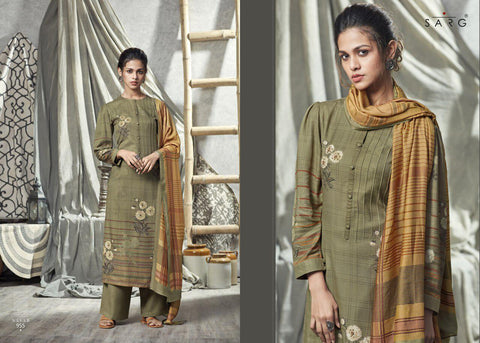 Sarg Presents Nayab Pashmina Printed Fancy Designer Salwar Kameez
