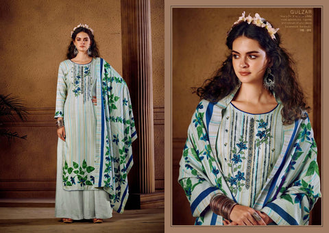 Sargam Prints Presents Gulzar Pashmina Printed Embroidery Work Fancy Designer Salwar Suits