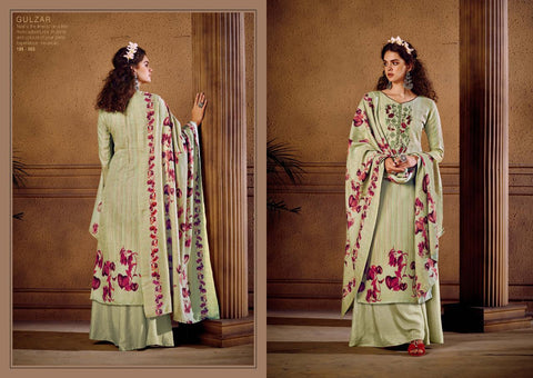 Sargam Prints Presents Gulzar Pashmina Printed Embroidery Work Fancy Designer Salwar Suits