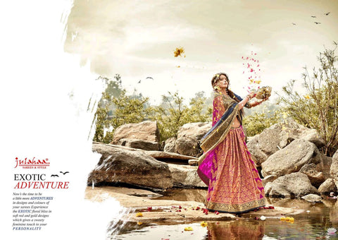 Julahaa Saree Saubhaagya Dayini Silk Fancy Designer Saree