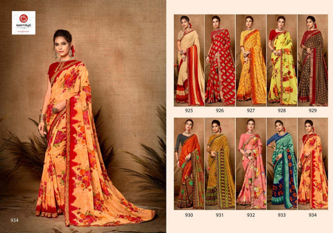 Seemaya Launched Kritika Fancy Designer Sarees Collection