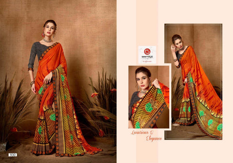 Seemaya Launched Kritika Fancy Designer Sarees Collection