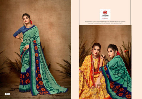 Seemaya Launched Kritika Fancy Designer Sarees Collection