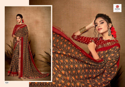 Seemaya Launched Kritika Fancy Designer Sarees Collection
