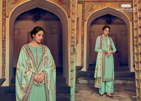 Shahnaz Arts Saachi Pure Cotton Embroidery Work Salwar Suits