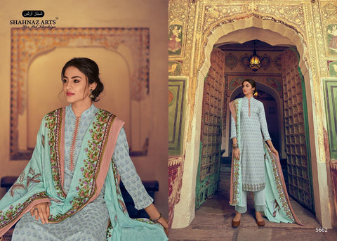 Shahnaz Arts Saachi Pure Cotton Embroidery Work Salwar Suits