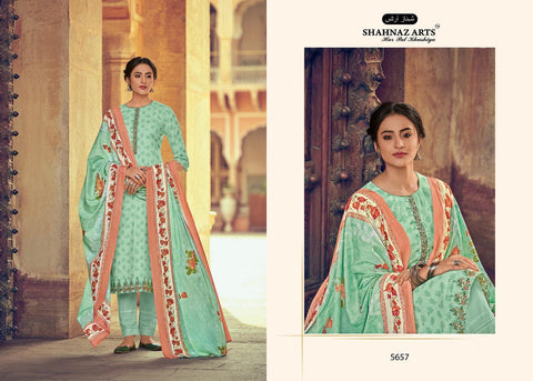 Shahnaz Arts Saachi Pure Cotton Embroidery Work Salwar Suits