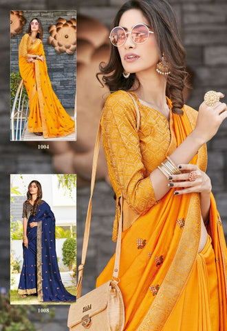 Chiffon Printed Designer Sarees at Rs 2205 in Delhi | ID: 4271656597