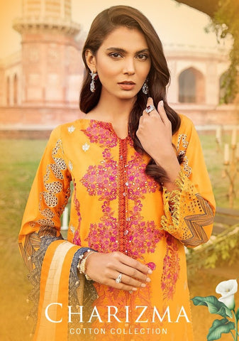 Charizma Embroidered Pakistani Luxury Lawn Dress - db15903