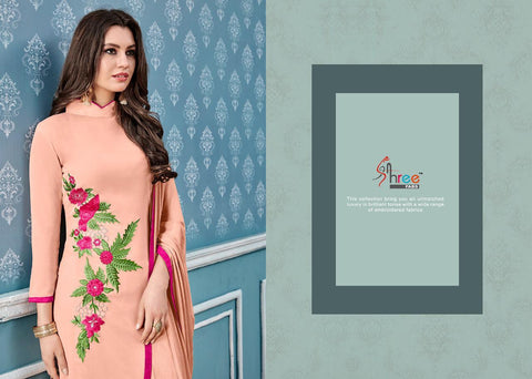 Shree Fabs Presents Lotus Long Georgette Pakistani Suit Collection