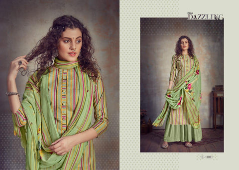 Siyoni Designer EBA VOL 3 Heavy Jam Cotton Elegant Look Salwar Suit