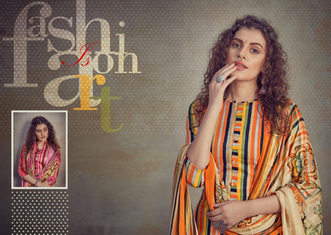 Siyoni Designer EBA VOL 3 Heavy Jam Cotton Elegant Look Salwar Suit