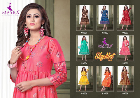 Mayara Presents Skynet Vol 3 Pakistani Designer Salwar Kurtis