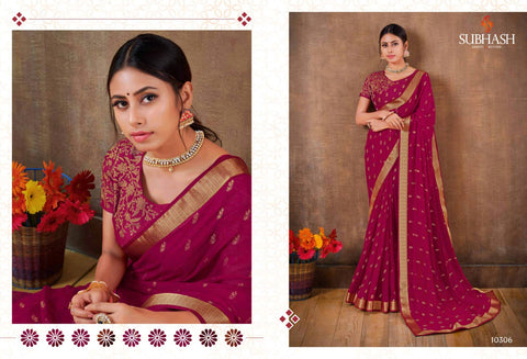 Subhash Saree Presents Sihaag Fancy Designer Saree Collection