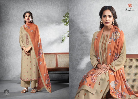 Sudriti Launched Mahak Pashmina Printed Embroidery Work Fancy Designer Salwar Kameez