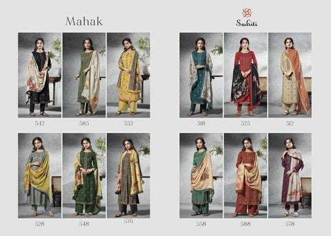 Sudriti Launched Mahak Pashmina Printed Embroidery Work Fancy Designer Salwar Kameez