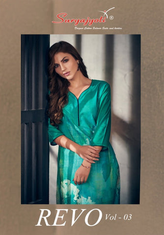 Suryajyoti Revo Vol 3 Readymade Digital Printed Salwar Suits