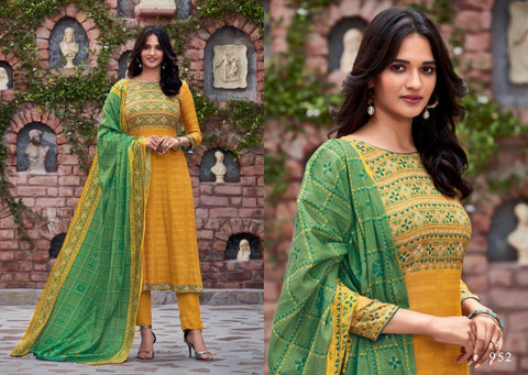 T And M Designer Launched Gulzar Pashmina Printed Fancy Designer Salwar Kameez