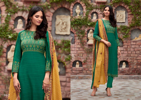 T And M Designer Launched Gulzar Pashmina Printed Fancy Designer Salwar Kameez
