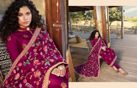 Fiona Presents Taniya Dola Jacquard Designer Collection Salwar Kameez