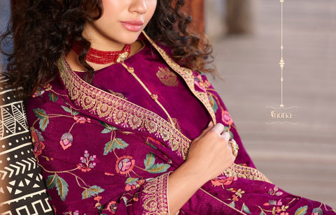 Fiona Presents Taniya Dola Jacquard Designer Collection Salwar Kameez