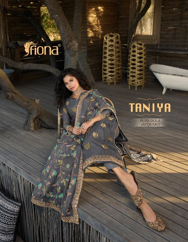 Fiona Presents Taniya Dola Jacquard Designer Collection Salwar Kameez