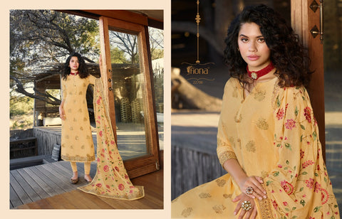 Fiona Presents Taniya Dola Jacquard Designer Collection Salwar Kameez