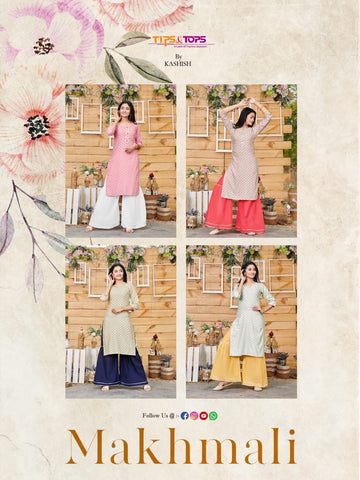 Tips And Tops Presents Makhmali Pakistani Salwar Kurtis