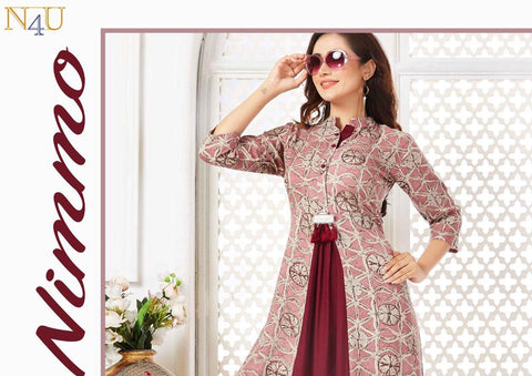Tunic House Presents Nimmo Rayon Stylish Designer Kurtis Collection