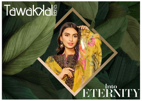 Tawakkal Into Eternity Karachi Cotton Pakistani Suits Collection