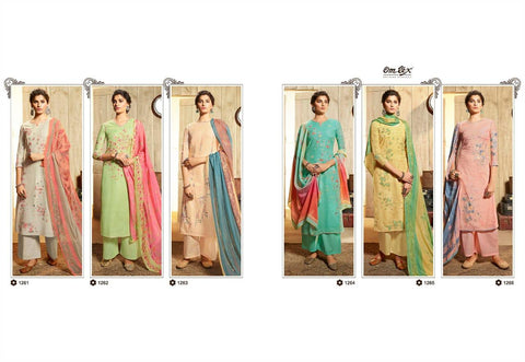Omtex Presents Tehseen Printed Cotton Casual Wear Salwar Suits
