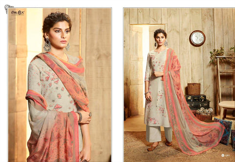 Omtex Presents Tehseen Printed Cotton Casual Wear Salwar Suits
