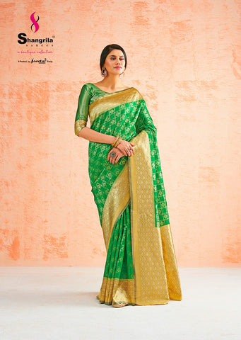 Shangrila Presents Tejasvi Silk Soft Silk Fancy Designer Sarees Collection