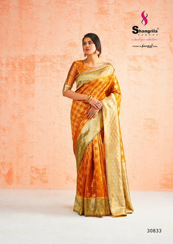 Shangrila Presents Tejasvi Silk Soft Silk Fancy Designer Sarees Collection