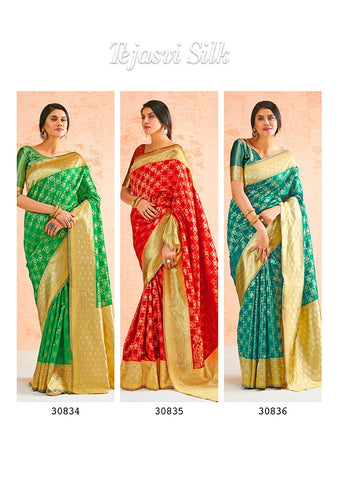 Shangrila Presents Tejasvi Silk Soft Silk Fancy Designer Sarees Collection
