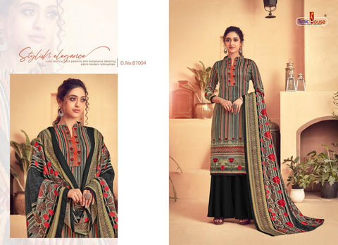 Tunic House Presents Tohfa Pashmina Printed Fancy Designer Salwar Kameez