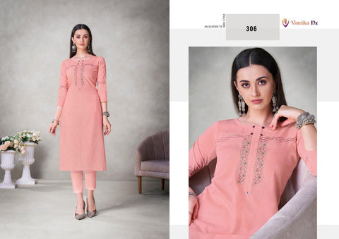 Vamika Nx Presents Mahira Viscose Fancy Designer Kurtis Collection