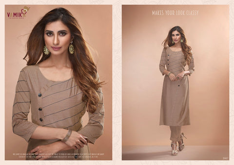 Vamika Presents Claire Vol 2 Pure Viscose Silky Fancy Designer Kurtis Collection