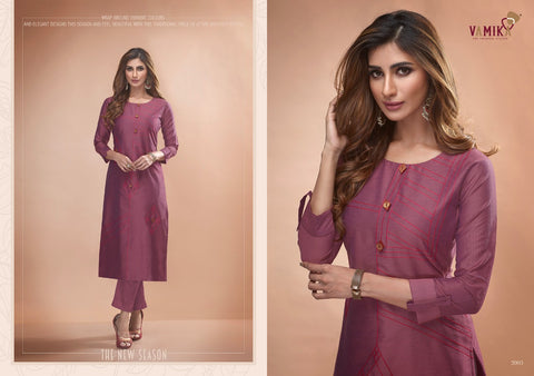 Vamika Presents Claire Vol 2 Pure Viscose Silky Fancy Designer Kurtis Collection