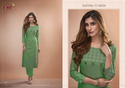 Vamika Presents Claire Vol 2 Pure Viscose Silky Fancy Designer Kurtis Collection