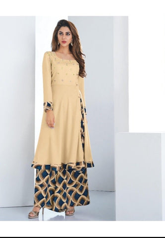 Vamika Plazo Fabric Rayon Fancy Designer Kurti Collection With Plazzo