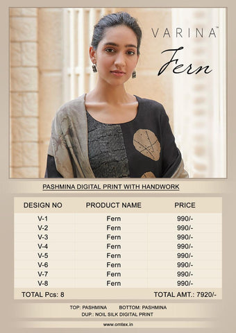 Varina Fern Pashmina Printed Fancy Designer Salwar Kameez