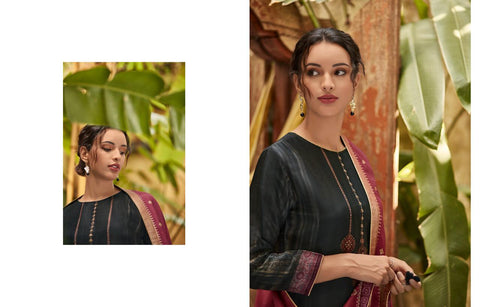 Varsha Launched Bagh Silk Heavy Printed Fancy Designer Salwar Kameez