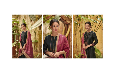 Varsha Launched Bagh Silk Heavy Printed Fancy Designer Salwar Kameez