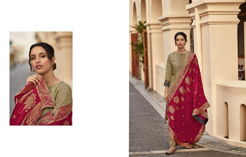 Varsha Launched Bagh Silk Heavy Printed Fancy Designer Salwar Kameez